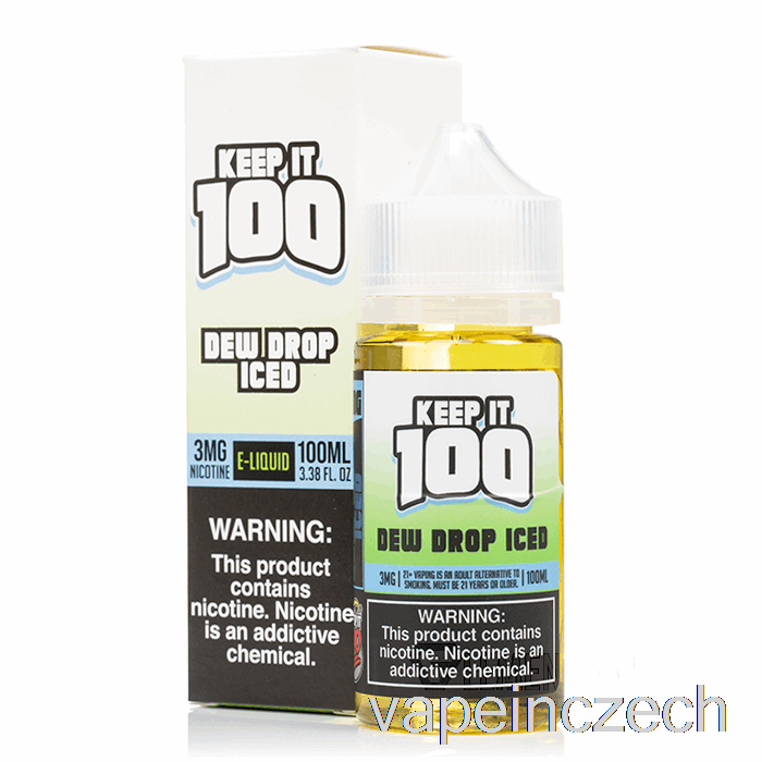 Kapka Rosy Ledová - Nechte Si Ji 100 - 100 Ml 0mg Vape Bez Nikotinu